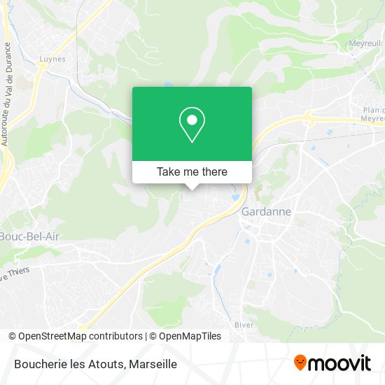 Boucherie les Atouts map