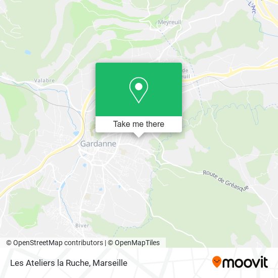 Les Ateliers la Ruche map