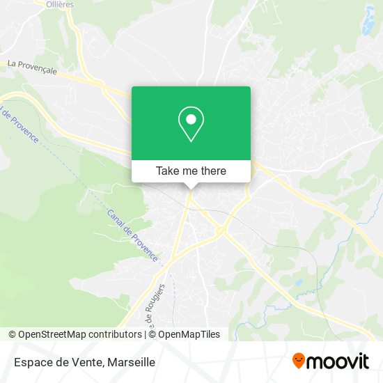 Espace de Vente map