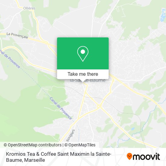 Kromios Tea & Coffee Saint Maximin la Sainte-Baume map