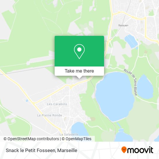 Snack le Petit Fosseen map