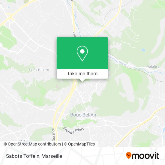Sabots Toffeln map