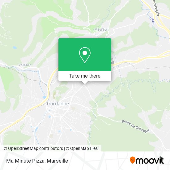 Ma Minute Pizza map