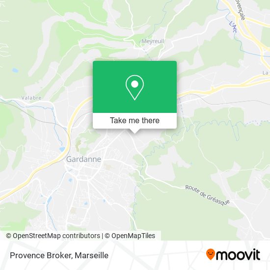 Provence Broker map