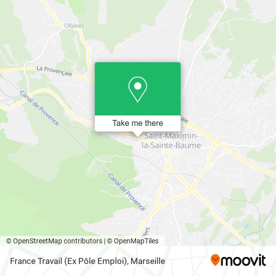 France Travail (Ex Pôle Emploi) map