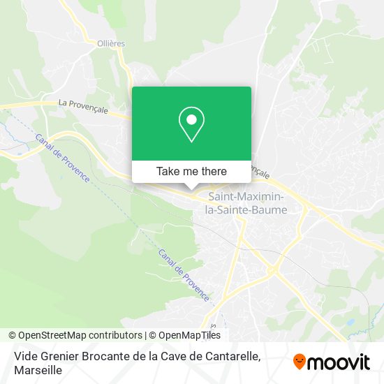 Vide Grenier Brocante de la Cave de Cantarelle map