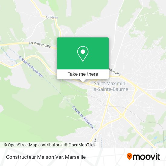 Constructeur Maison Var map