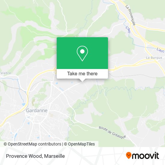 Provence Wood map
