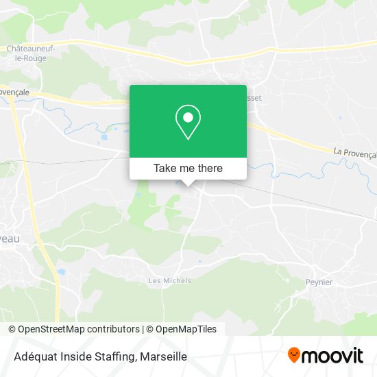Adéquat Inside Staffing map