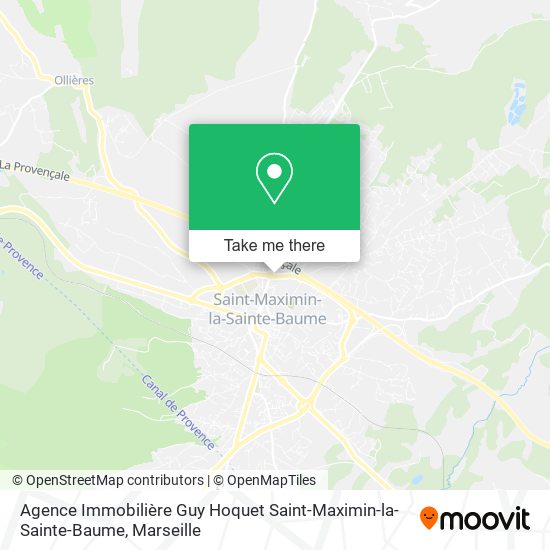 Agence Immobilière Guy Hoquet Saint-Maximin-la-Sainte-Baume map