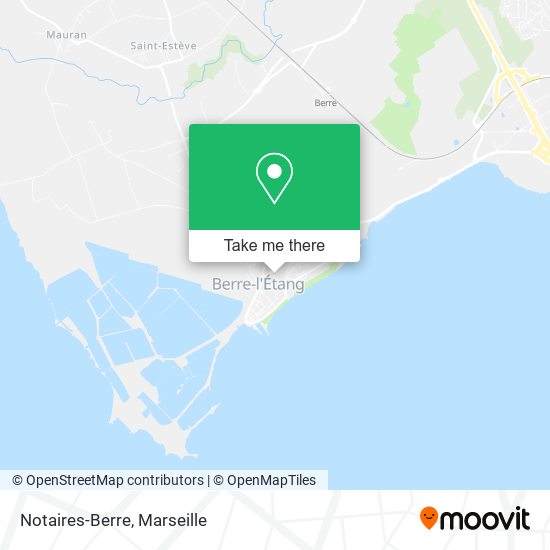 Notaires-Berre map