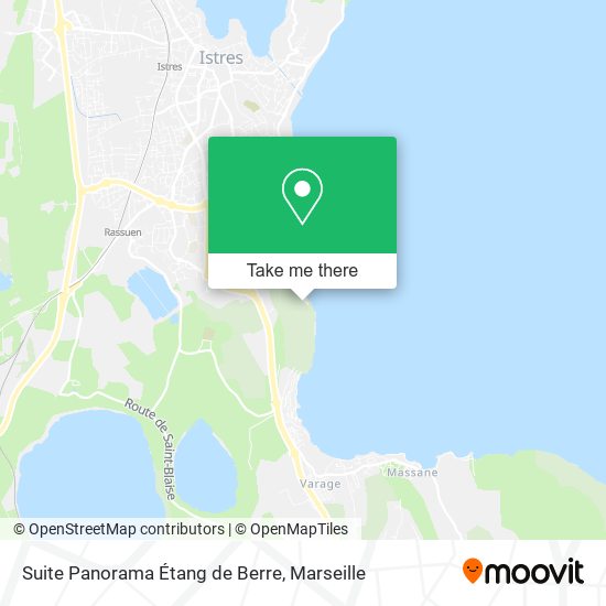 Suite Panorama Étang de Berre map