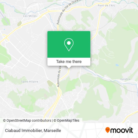 Ciabaud Immobilier map