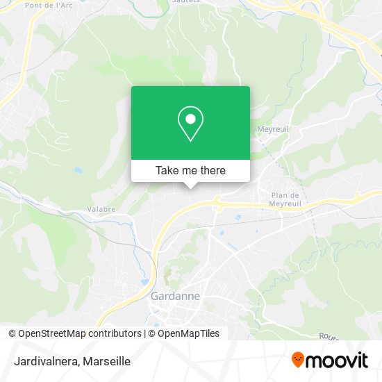 Jardivalnera map