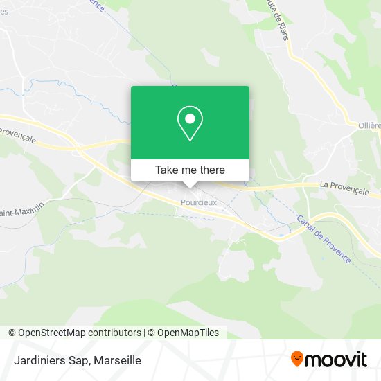 Jardiniers Sap map