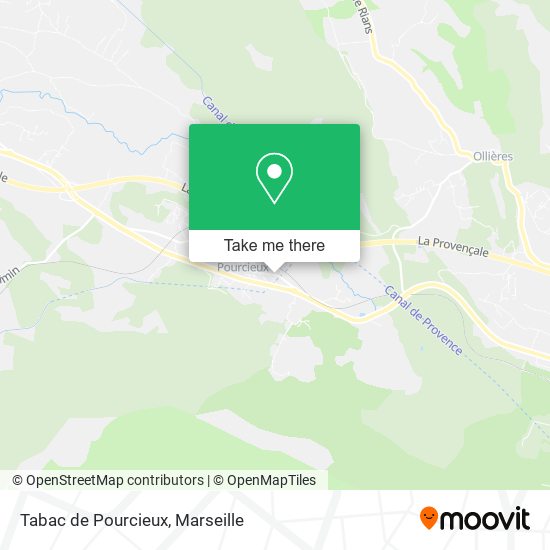 Tabac de Pourcieux map
