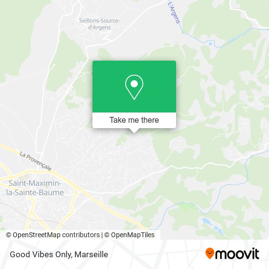 Good Vibes Only map