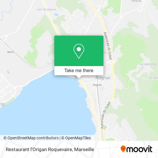 Restaurant l'Origan Roquevaire map