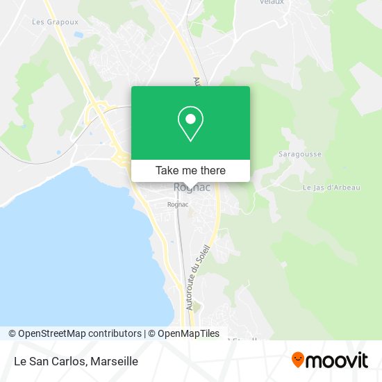 Le San Carlos map
