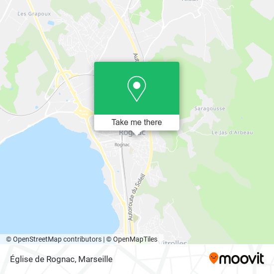Église de Rognac map
