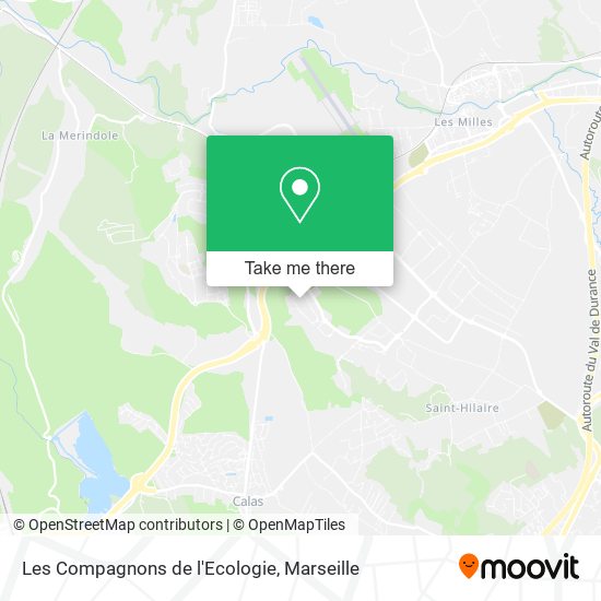Les Compagnons de l'Ecologie map
