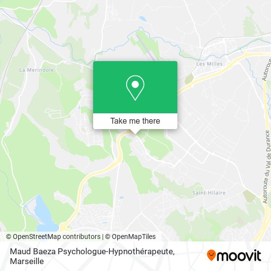 Maud Baeza Psychologue-Hypnothérapeute map