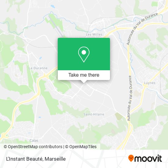 L'Instant Beauté map