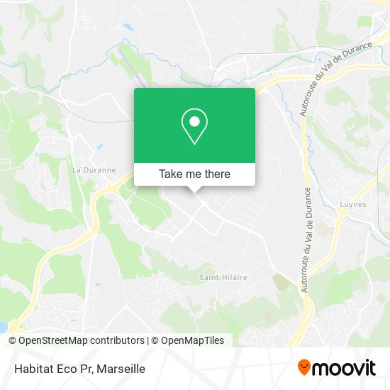 Habitat Eco Pr map