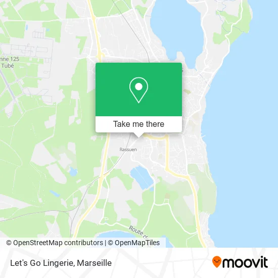 Let's Go Lingerie map