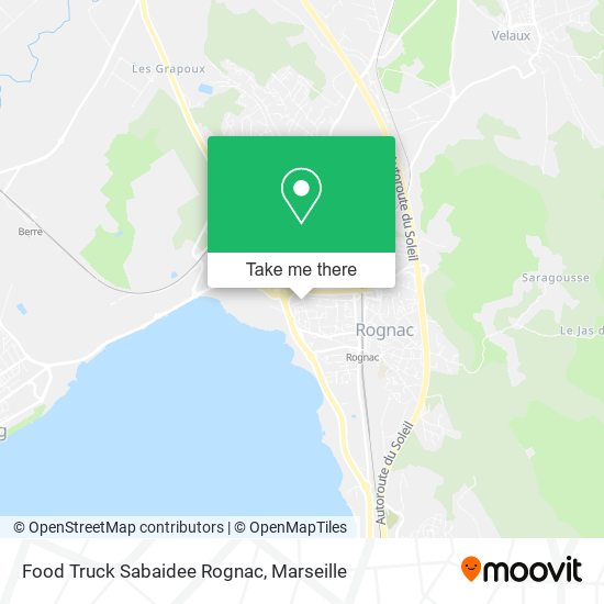 Food Truck Sabaidee Rognac map