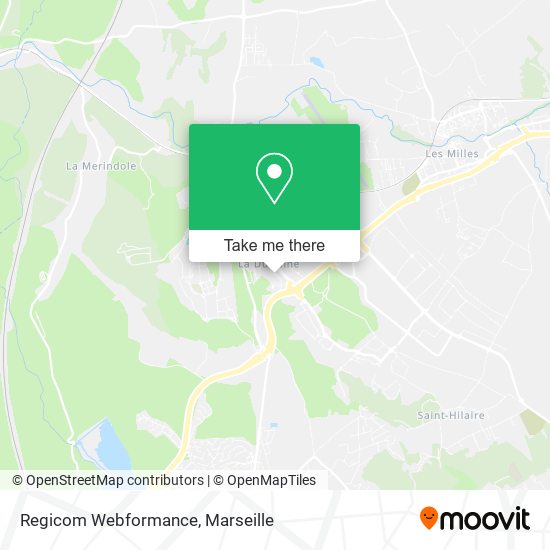 Regicom Webformance map