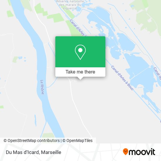 Du Mas d'Icard map