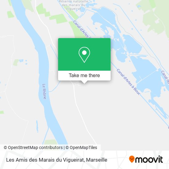 Les Amis des Marais du Vigueirat map