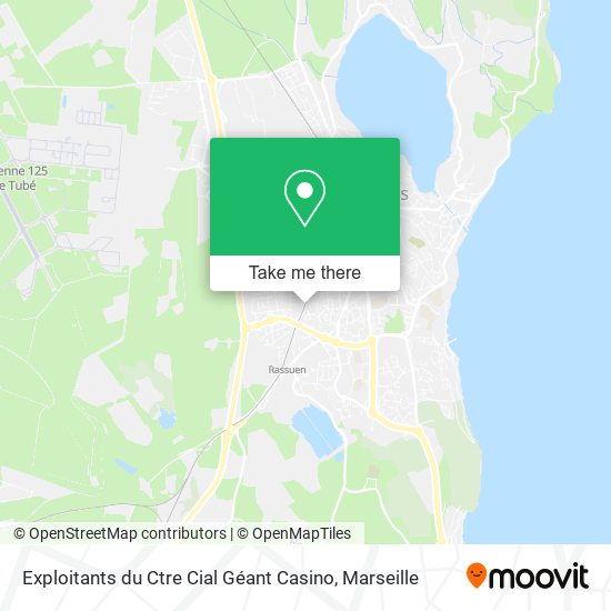 Exploitants du Ctre Cial Géant Casino map