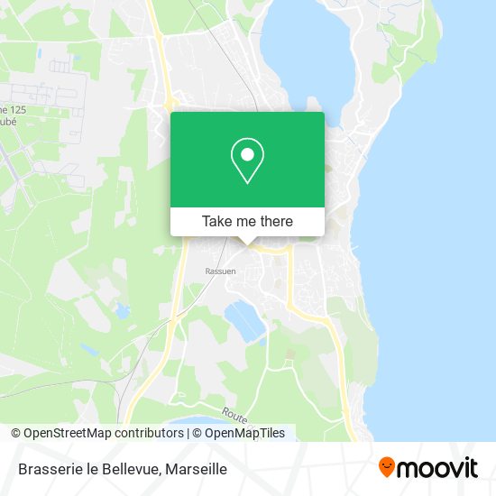 Brasserie le Bellevue map