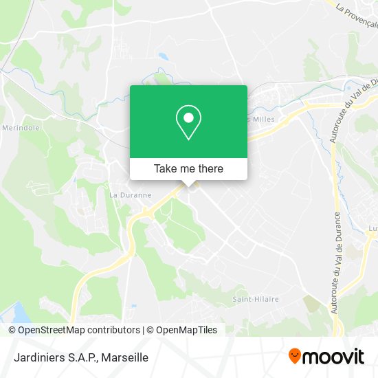Jardiniers S.A.P. map