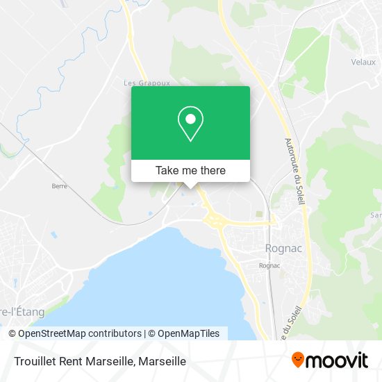 Trouillet Rent Marseille map