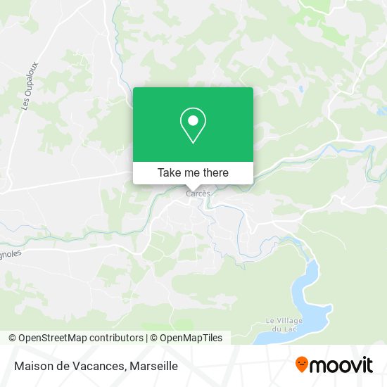 Maison de Vacances map