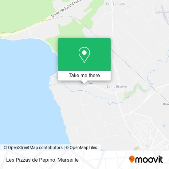 Les Pizzas de Pépino map