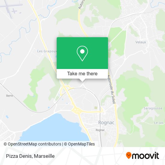 Pizza Denis map