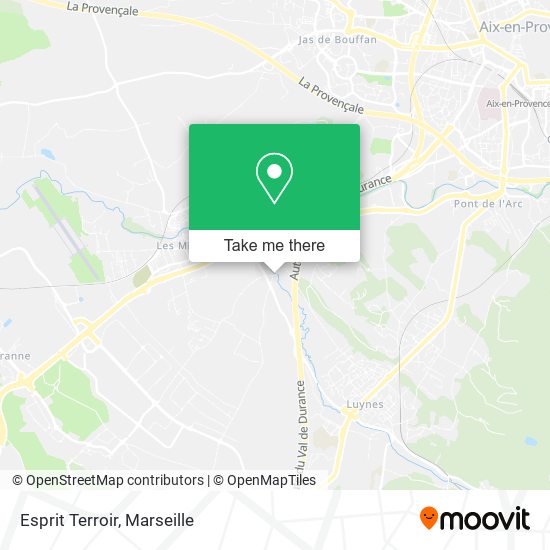 Esprit Terroir map