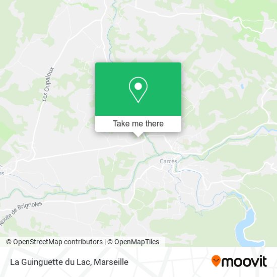 La Guinguette du Lac map