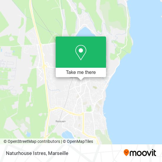 Naturhouse Istres map