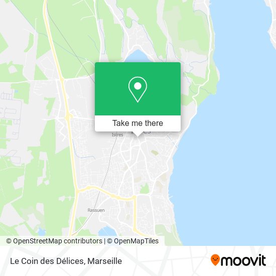 Le Coin des Délices map