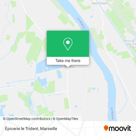 Épicerie le Trident map
