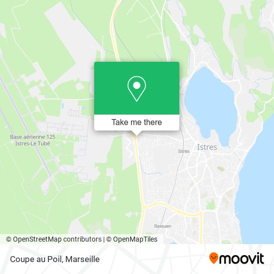 Coupe au Poil map
