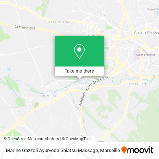 Marine Gazzoli Ayurveda Shiatsu Massage map
