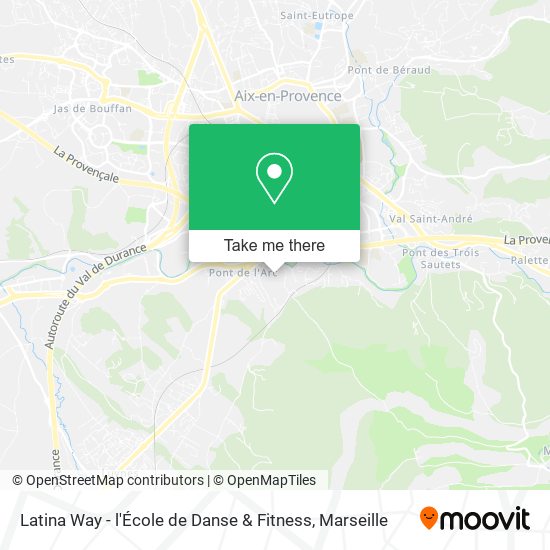 Latina Way - l'École de Danse & Fitness map