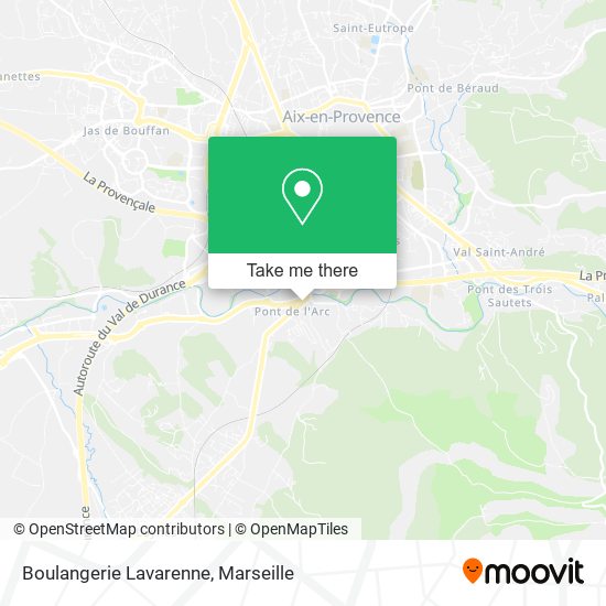 Boulangerie Lavarenne map