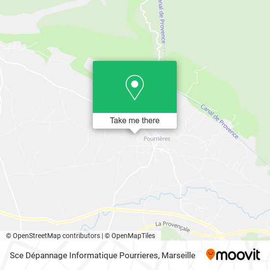 Sce Dépannage Informatique Pourrieres map